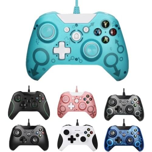 TOYILUYA USB Wired Game Controller Joystick for Xbox One S Video Games, Microsoft Xbox One Slim Controle for Windows PC Gamepad