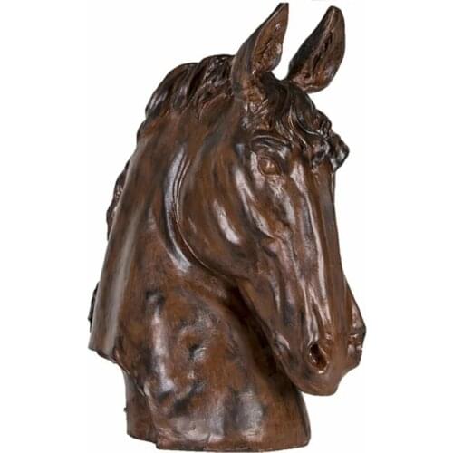 Qdec Elegant Design Bedroom Room Living Room Office Gift Accessories Modern Designed for Horse Statue Trinket Polyurethane Size 23x14x32 cm