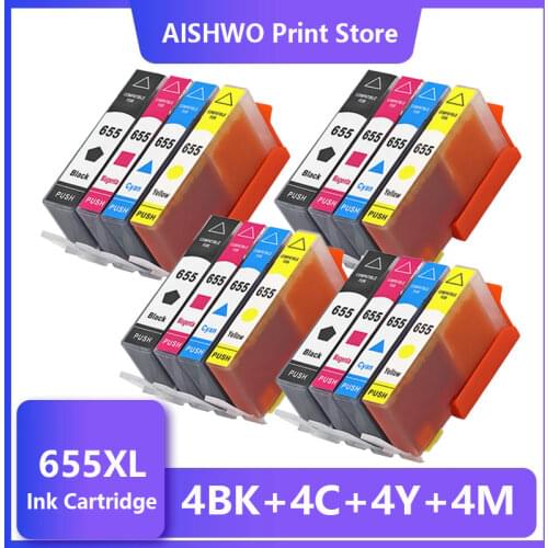 ASW Compatible 655 Ink Cartridge Replacement for HP 655 HP655 for deskjet 3525 5525 4615 4625 4525 6520 6525 6625 Printer