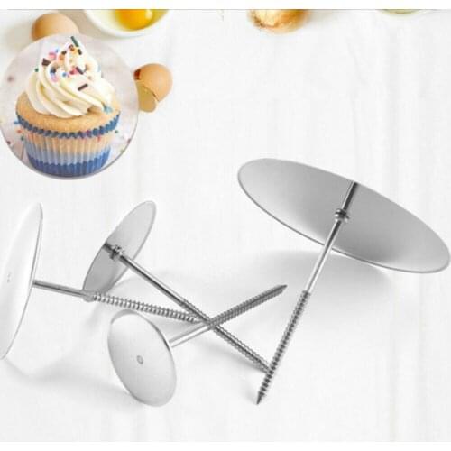 Steel Piping Nail Cake Fondant Biscuit Flowers DIY Baking Transfer Needle Pastry Tools Cream Decorating Stands F7S4