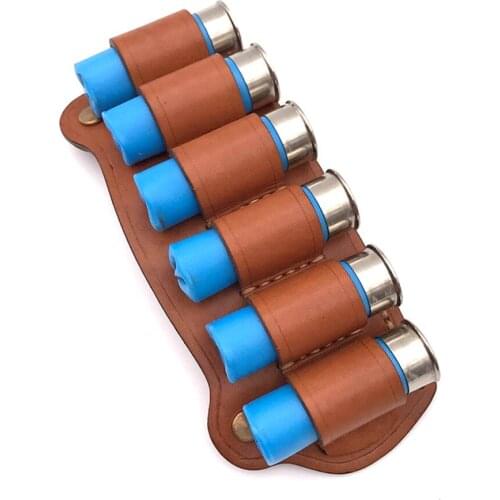 Tactical shotgun bag for shooting hunting Ammunition bag buttstock airsoft ammo bag 6 holes bandolier bag military equipment