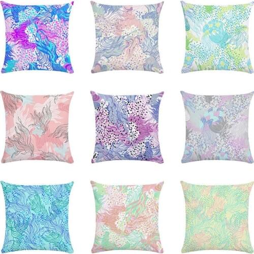 Grass Flower Simple Cushion Covers Nordic Home Decorative Throw Pillow Covers Geometric Cushions Pillows Cover Case TP81