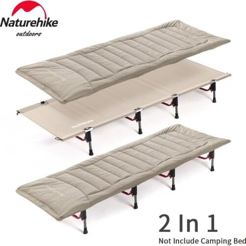 Naturehike Camping Bed Ultralight Soft Cotton Sleeping Pad Outdoor Tent Portable Folding Mattress Keep Warm NH20MSD04