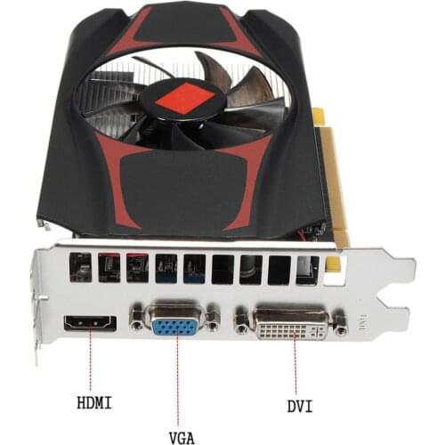 HD7670 4GB Graphics Card 128bit Independent HDMI-compatible Graphics Card Video Card Desktop Office Home PC Accessories