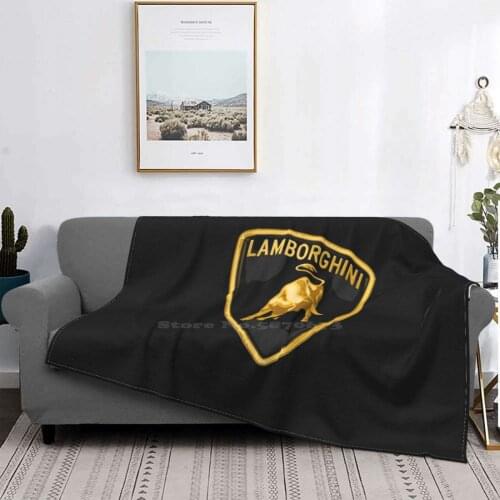 Lambo S.P.A Hot Sale Printing High Qiality Flannel Blanket Cars Carros Supercarros Supercar Wheels