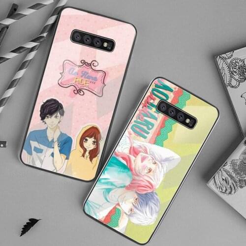 Ao Haru Ride Anime Phone Case Tempered Glass For Samsung S20 Plus S7 S8 S9 S10 Plus Note 8 9 10 Plus