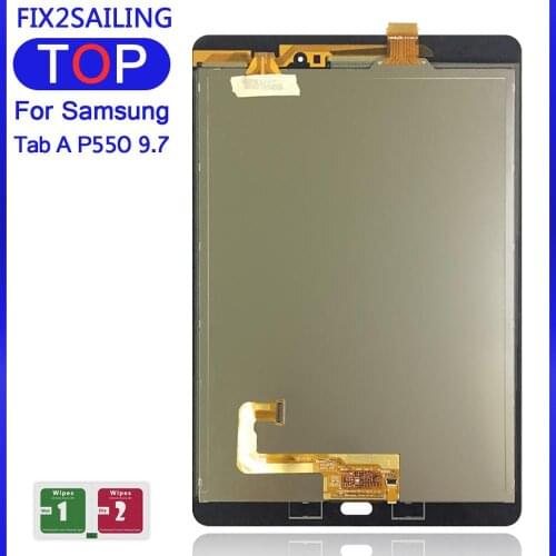 LCD For Samsung Galaxy Tab A SM-P550 P550 SM-P555 P555 Display Sensor Glass Touch Panel Digitizer Assembly Touch Screen