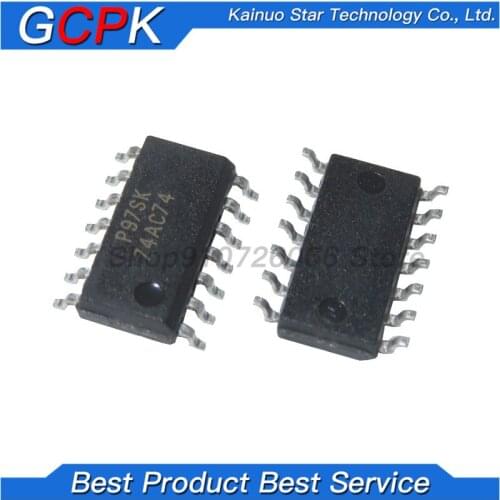 10pcs 74AC74SC SOP-14 74AC74 SOP14 74AC74SCX SOP new and original IC