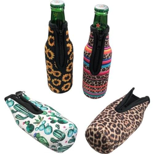 10PCS Can Sleeve for 330ml Cans Drop Ship Beverage Cooler Beer Chiller Can Holder Neoprene Can Holders Barware