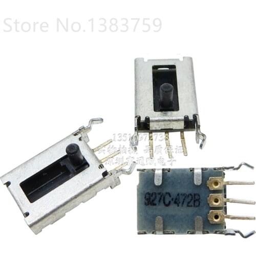 2pcs RD708A029A sliding potentiometer B4.7K car headlight headlight regulator vertical straight sliding