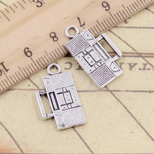 20pcs Charms Wireless Radio 13x23mm Tibetan Silver Color Pendants Antique Jewelry Making DIY Handmade Craft