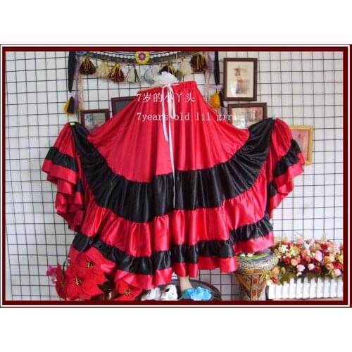 Satin silk Furlong Ming Go expansion skirt 9EX03