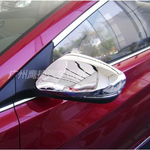 ABS Chromium Car Side Door Mirrors Rearview Cover For Hynudai Solaris 2010-2016