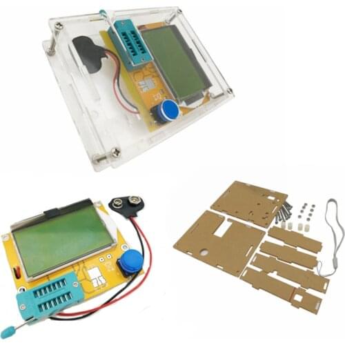 LCD Digital Transistor Tester Meter DIY Battery Box Case Battery Snap Kit for LCR-T4 Backlight Diode Triode Capacitance Meter