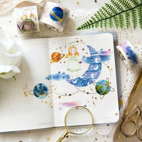 Lovely Girl Wishes Decorative Washi Tape DIY Scrapbooking Masking Craft Tape School Office Supply