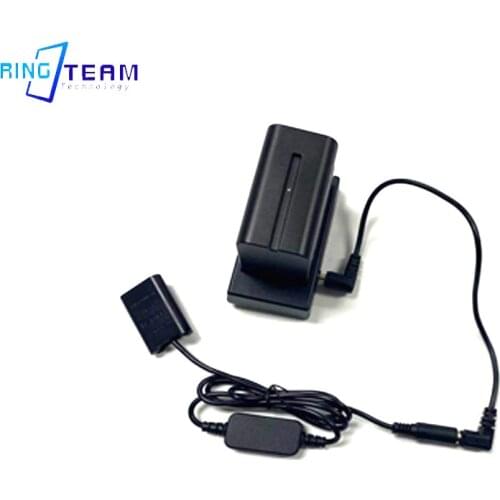NP-F970 F750 Battery Holder with BK-X1 Dummy Battery Power Connector for DSC RX1 RX1R RX100 II III VI Digital Cameras
