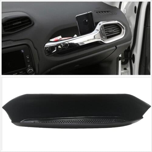 For Jeep Renegade 2015 2016 2017 2018 2019 2020 GrabTray Co-pilot Grab Bar Storage Tray Organizer Box Interior Accessories