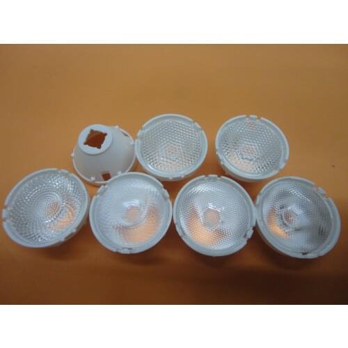 CREE LED Lens with stand Diameter 21mm Bead surface ,15 degrees to 60 degrees XML T5/T6/U2 Lens , XM-L2 XHP50 Lens