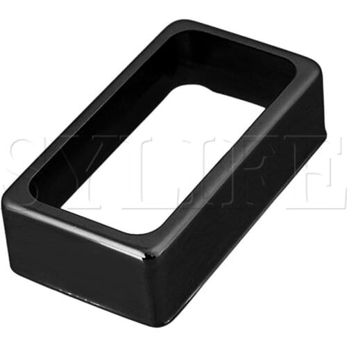 Open Style Humbucker Pickup Cover For Electric Guitar(Black)