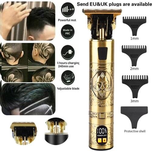 2021 Electric Hair Clipper Hair Trimmer For Men Rechargeable Electric Shaver Beard Barber Hair Cutting Machine For Men Hair Cut