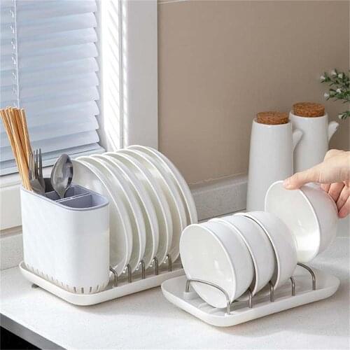 Multifunctional Plastic Kitchen Tableware Draining Racks Household Chopsticks Spoon Storage Basket Sink Organizer