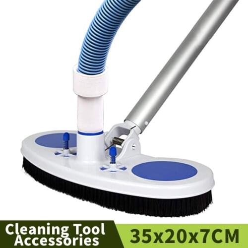 13" Garden Swimming Pool Suction Head Outdoor Tools Accessories Fountain Vacuum Cleaner Brush Fishpond For Parts (Without Rod)