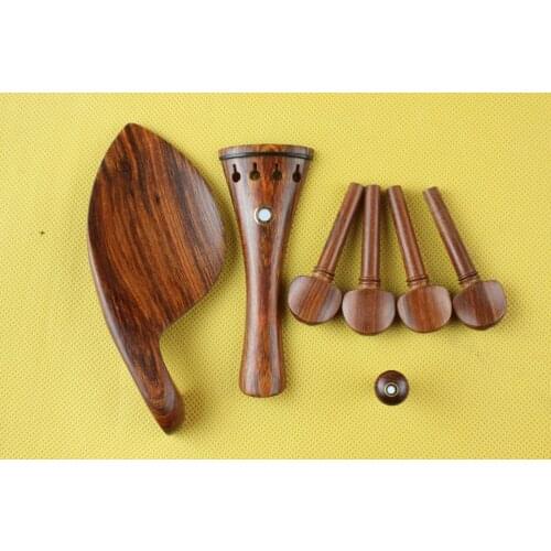 New high quality 4/4 rosewood violin fittings, violin parts accessories
