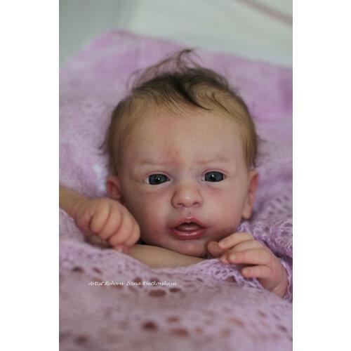 NPK 20inch Reborn Doll Kit Aleyna Popular cute face fresh color soft touch with COA