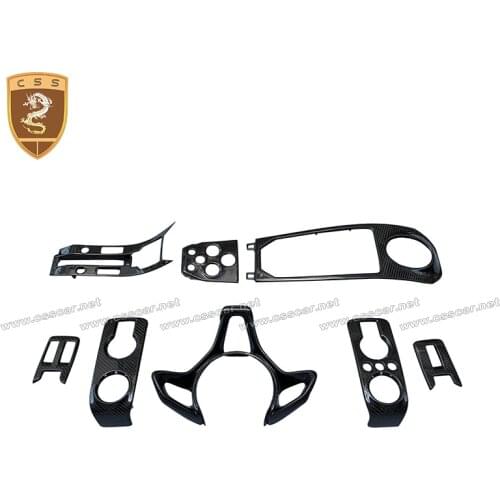 For McLaren 650s mp4 Dry Carbon Fiber Interior Trims Instrument Panel Trims Set cover interiors
