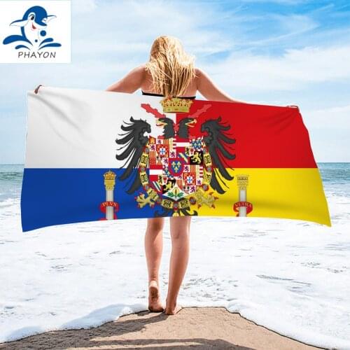 PHAYON Eagle Sign Beach Towel Quick-dry Microfiber Bath Towels Beach Cushion 150*75cm Bath Towel Yoga Mat Sand Free Beach Towel