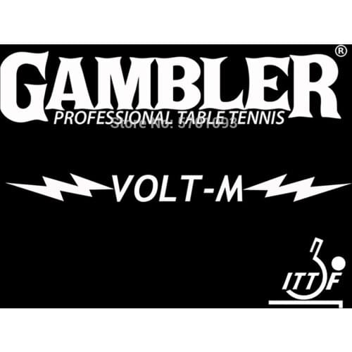 Gambler Pips In Rubber GAMBLER VOLT-M Professional table tennis racket rubber