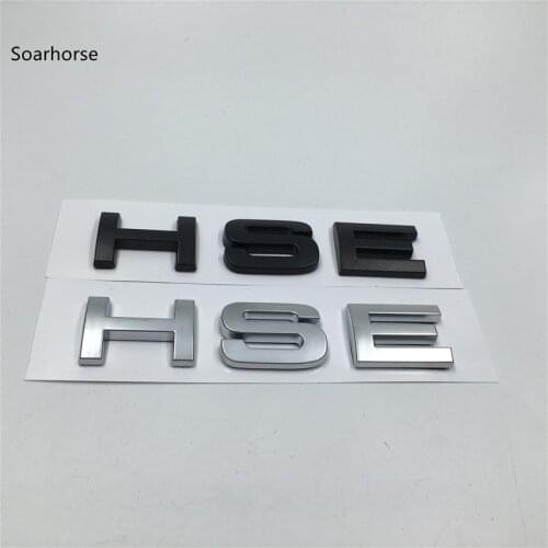 Soarhorse For Land Range Rover Sport Hse Letters Trunk Tailgate Emblem Logo Nameplate Black Silver