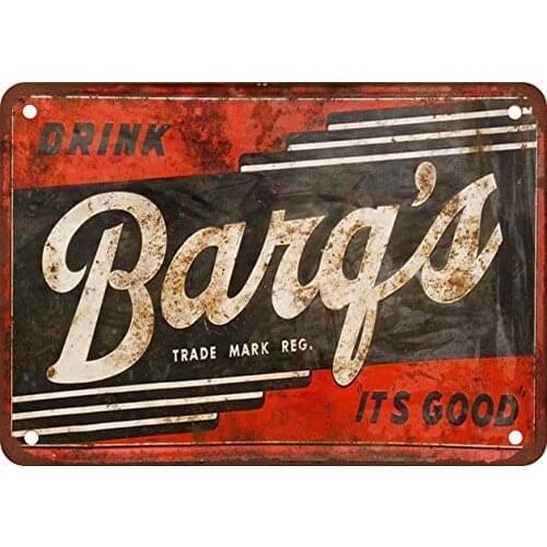 Barqs Root Beer Vintage Look Reproduction Metal Tin Sign 12X18 Inches
