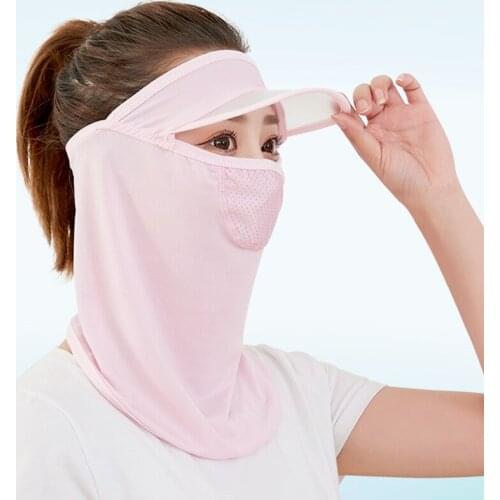 Women Sun Hat UV Protection Hat Outdoor Fishing Cap Face Ultraviolet Cap Sun Protective Cloth for Gardening Hiking Cycling Visor