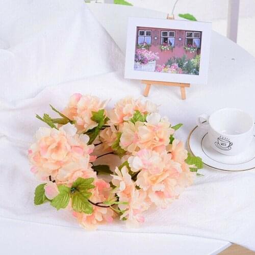 2M Fake Sakura Vines Artificial Flower Creative Wedding Decoration Ornament Photo Props Romantic Fashion Livingroom Handmade