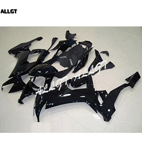 Black White Motorcycle Fairings Kit For Kawasaki Ninja ZX-10R ZX10R 2008 2009 2010 ABS Injection Mold