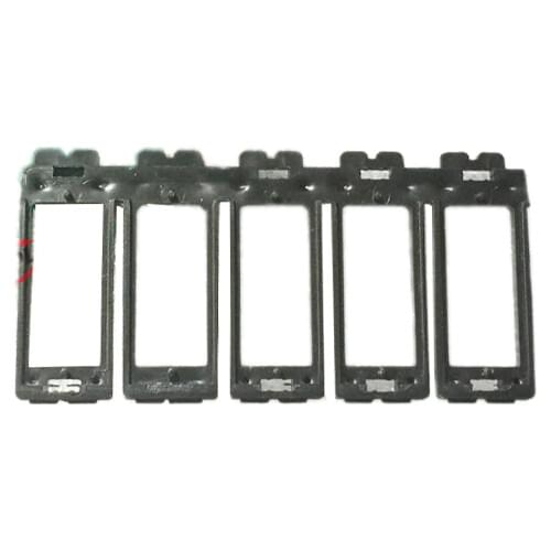 CISSPLAZA 50pcs 6colors CISS chip holder compatible for epson 1390 T60 6 color printer chip holder for CISS chips