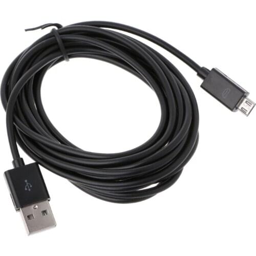 Long 3 Meter Micro USB Charge Charging Power Cable For PS4 Controllers