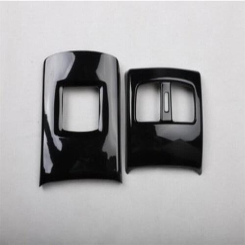 For 2013 14 Lexus ES250 350h interior modification HIPS mahogany carbon fiber pattern Rear air outlet guard plate Accessories L