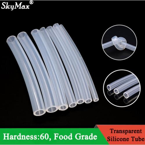 5 meters 0.5x1 Silicone Hose ID 0.5mm OD 1mm Food Grade Non-toxic Flexible Plumbing Hoses Drink Water Milk Rubber Tube Soft Pipe