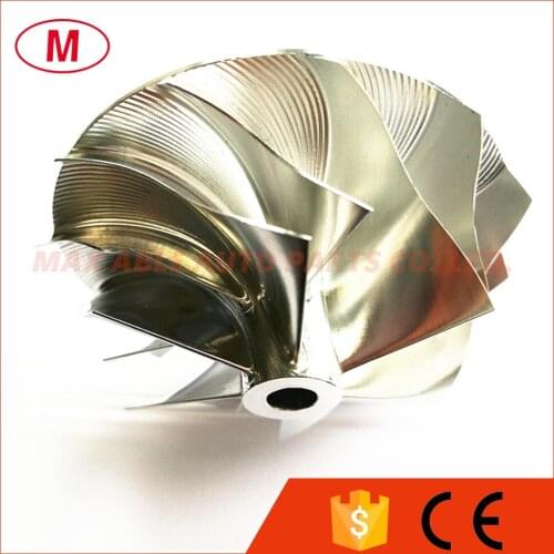 GT28 Racing Turbo Aluminum 2024/Milling/Billet compressor wheel 49.62X61.98mm 6+6 blades