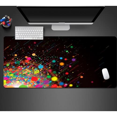 Interesting Popular Fashion Personality Mouse Pad Colorful Large PC Keyboard Parts Rubber Washable Mat Office Special Mause Pad