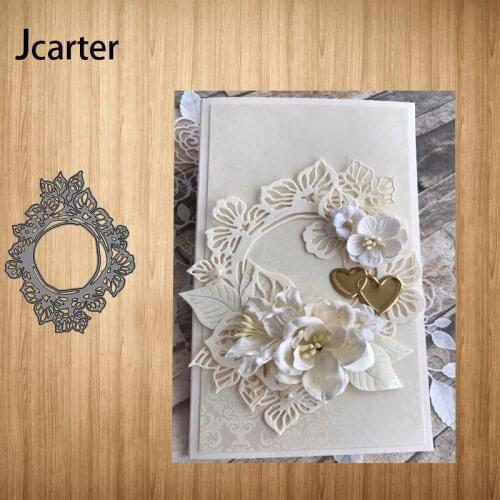 Circle Wreath Flower Metal Cutting Dies Craft Cut Die Stencil Scrapbooking DIY Handmade Make Album Paper Model Punch Blade Decor