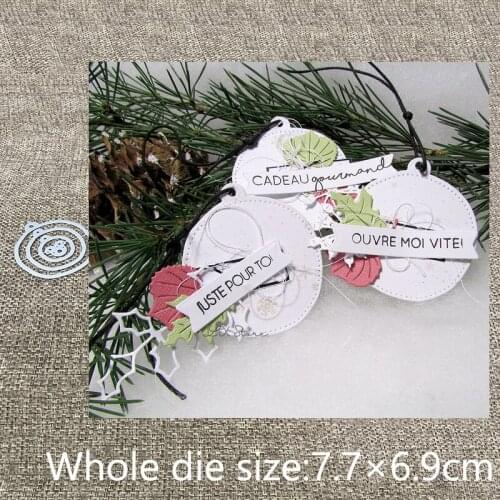 New Design Craft Metal stencil Cutting Dies circle round label decoration scrapbook die cuts Album Paper Card Craft Embossing