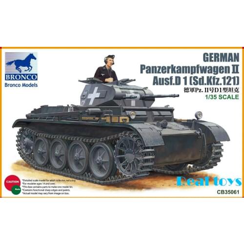 Bronco model CB35061 1/35 Panzerkampfwagen II Ausf D 1(Sd Kfz 121) plastic model kit plastic model kit