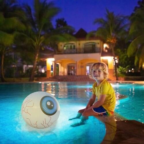 Halloween Inflatable Decoration Horror Eyeball LED Lights With Remote Control For Home Bar Party Garden Swimming Pool noble