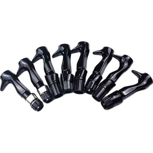 NooNRoo ECS Reel Seat Bright Black Color DIY Reel Seat Repair fishing Rod Components 2PCS