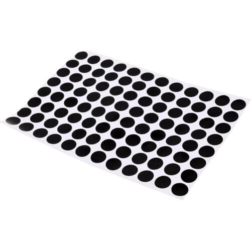 Prettyia 96pcs1.2CM Snooker Table Spot Marking Stickers Self Adhesive Marker
