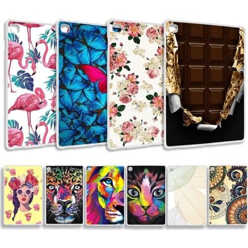 Shockproof Case For Samsung Galaxy Tab S5E 2019 T720 T725 10.5 inch Cute Painted Silicone Protector Galaxy TabS5E Back Shell