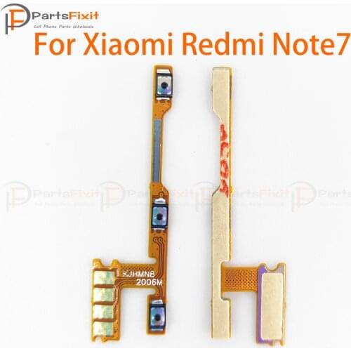 Redmi Note7 Power Volume Flex For Xiaomi Redmi Note 7 Note7 Switch On Off Flex Side Button Control Key Cable Replacement Parts